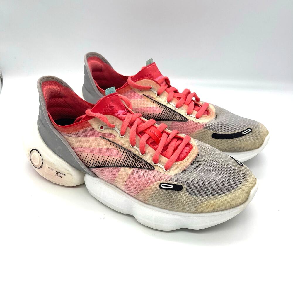 Brooks Aurora BL Running Shoes DNA Loft V3 Black / Coral / Gray Women's Size 9